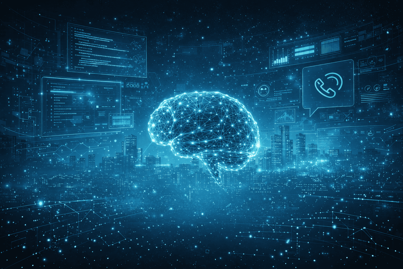 AI neural network visualization