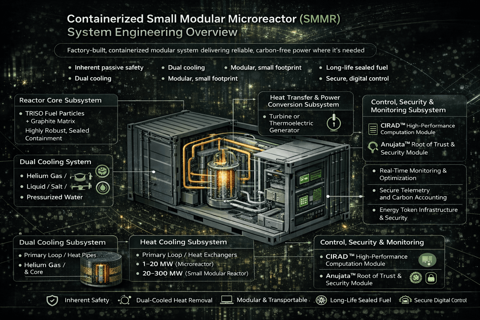 Containerized Small Modular Microreactor (SMMR) System Engineering Overview