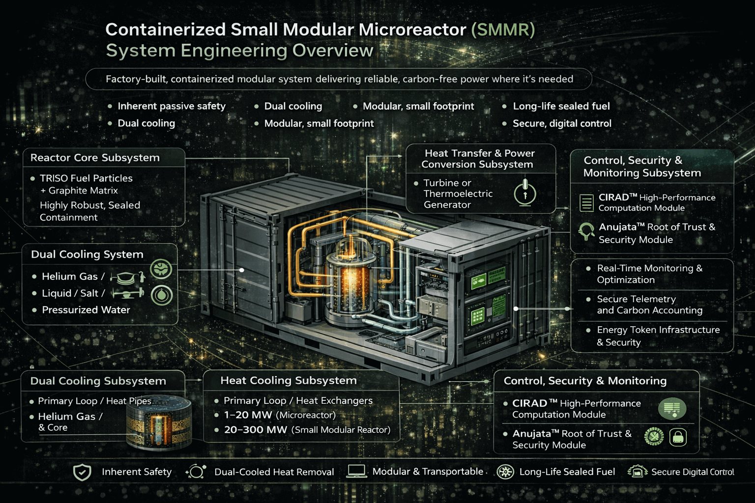 Containerized Small Modular Microreactor (SMMR) System Engineering Overview