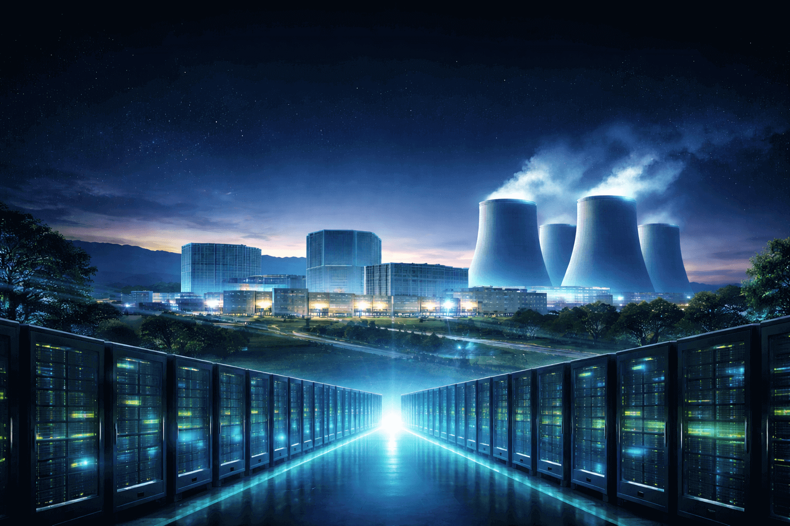Nuclear-powered datacenter infrastructure